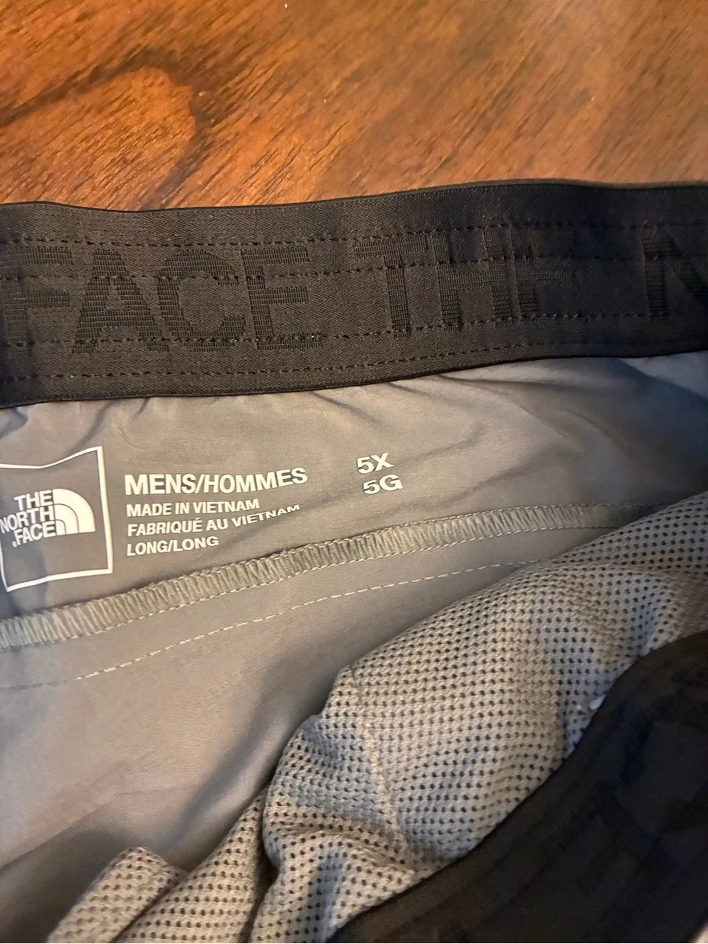 The North Face Mens Big Wander Short 2.0, 5X, LNG, Smoked Pearl New